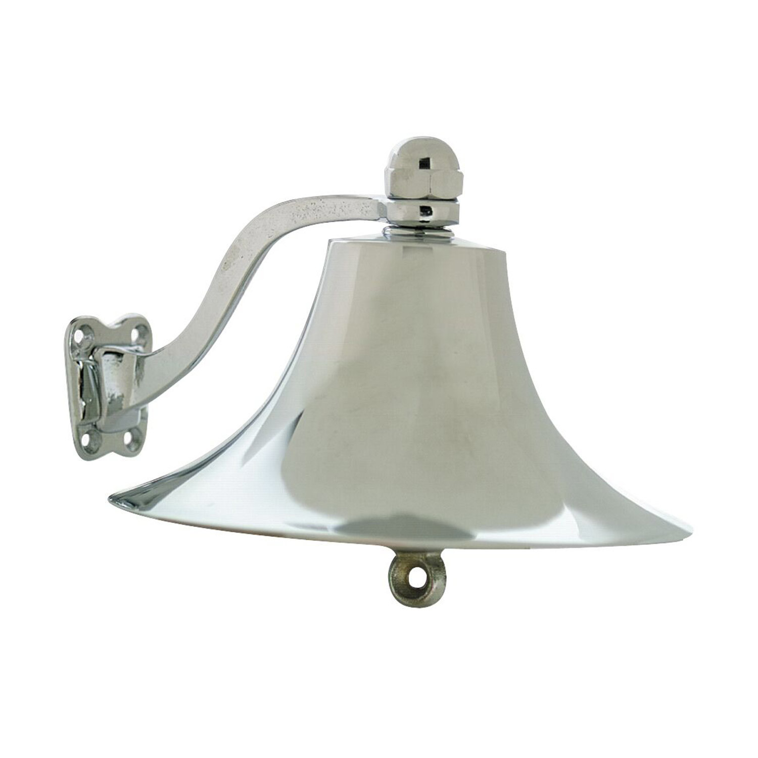 WHITECAP Chrome Plated Brass 12" Ship's Bell West Marine