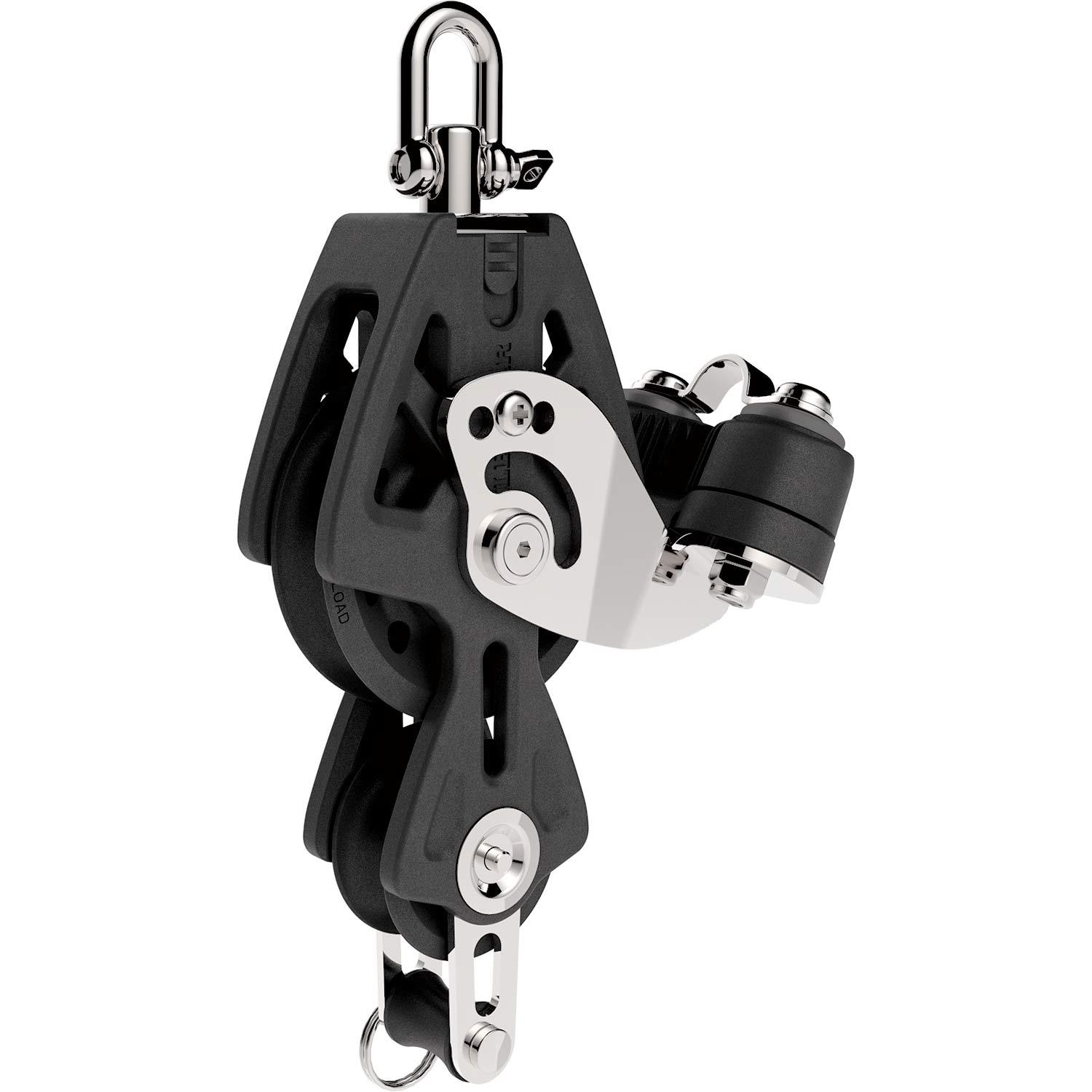 LEWMAR 50mm Synchro Fiddle Block with Becket and Cam West Marine