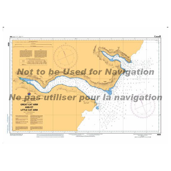 CANADIAN HYDROGRAPHIC Great Cat Arms and Little Cat Arm West Marine
