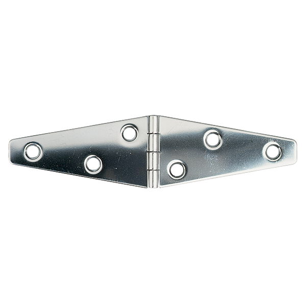 StainlessSteel Strap Hinge, 6" Open Width, 11/2" Length West Marine