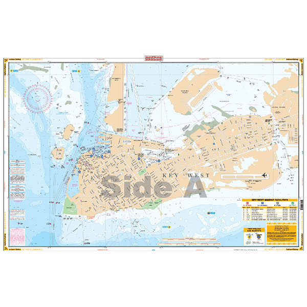 WATERPROOF CHARTS Key West And Lower Keys Lobster, Fish And Dive Chart West Marine