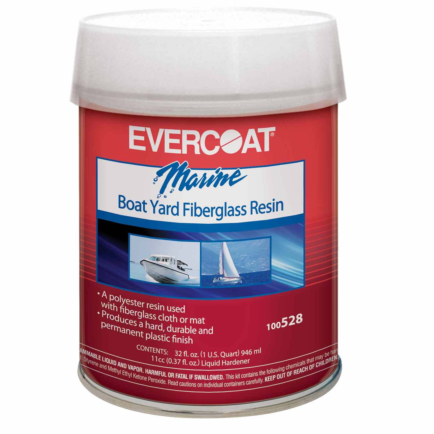 EVERCOAT Polyester Boaters Resin, Quart West Marine
