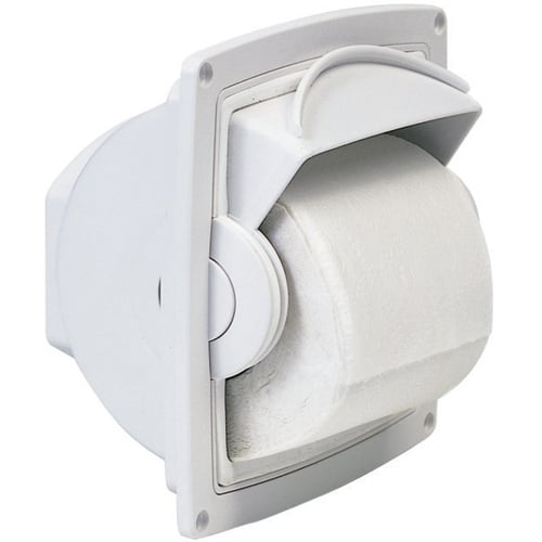 OCEANAIR RecessMounted Dry Roll Covered Tissue Holder West Marine