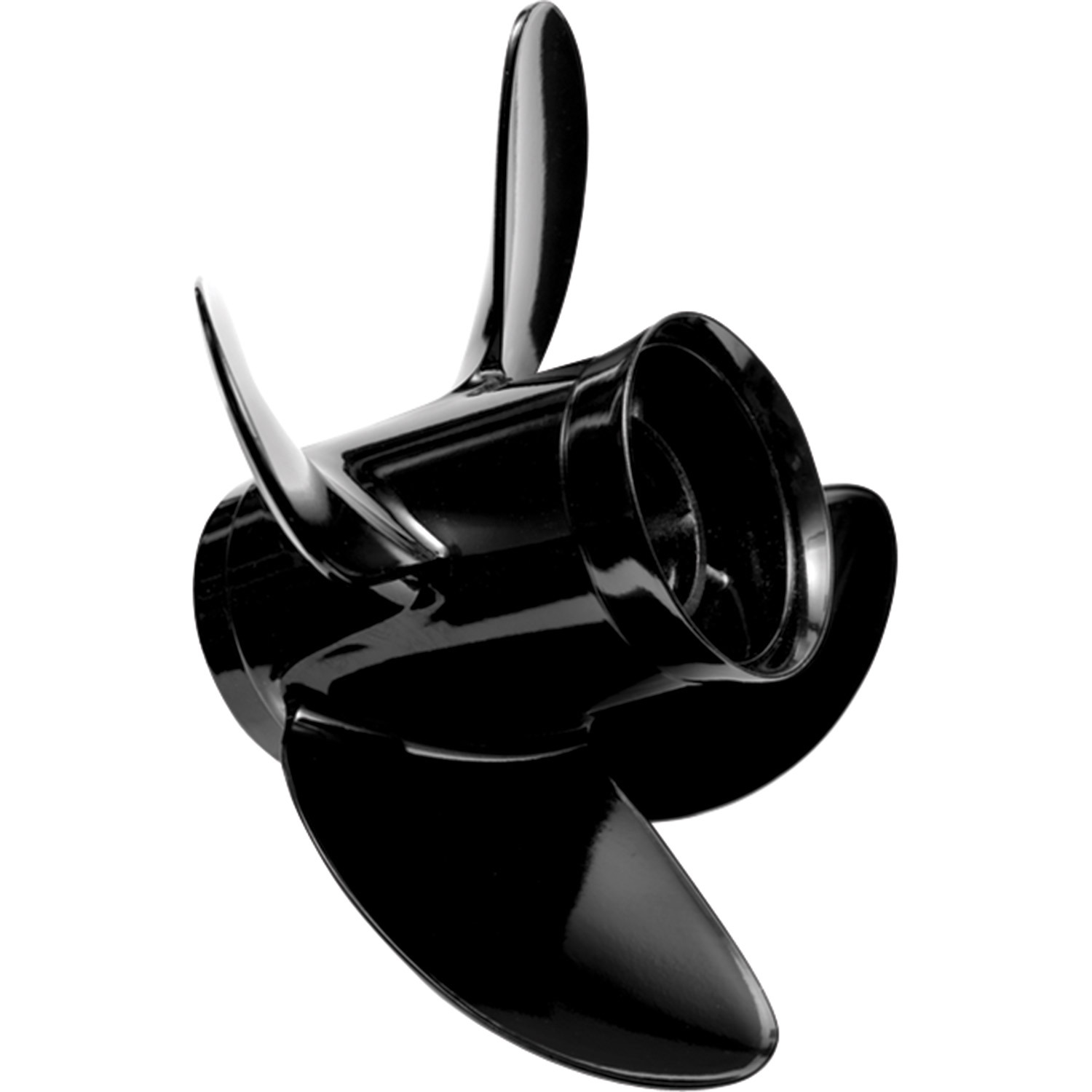 MERCURY MARINE 12 1/2" x 19" Quicksilver Nemesis 4Blade, RH, Aluminum Propeller West Marine