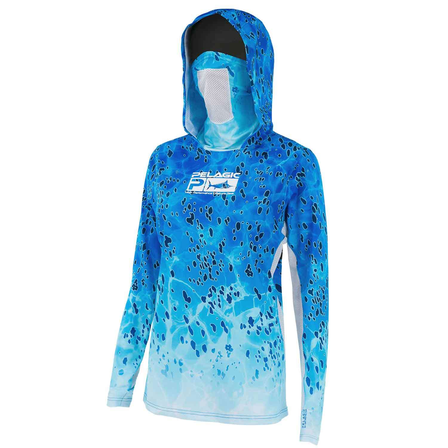 Chemise À Capuche VaporTek Pelagic Wash UV Bleu Tahiti