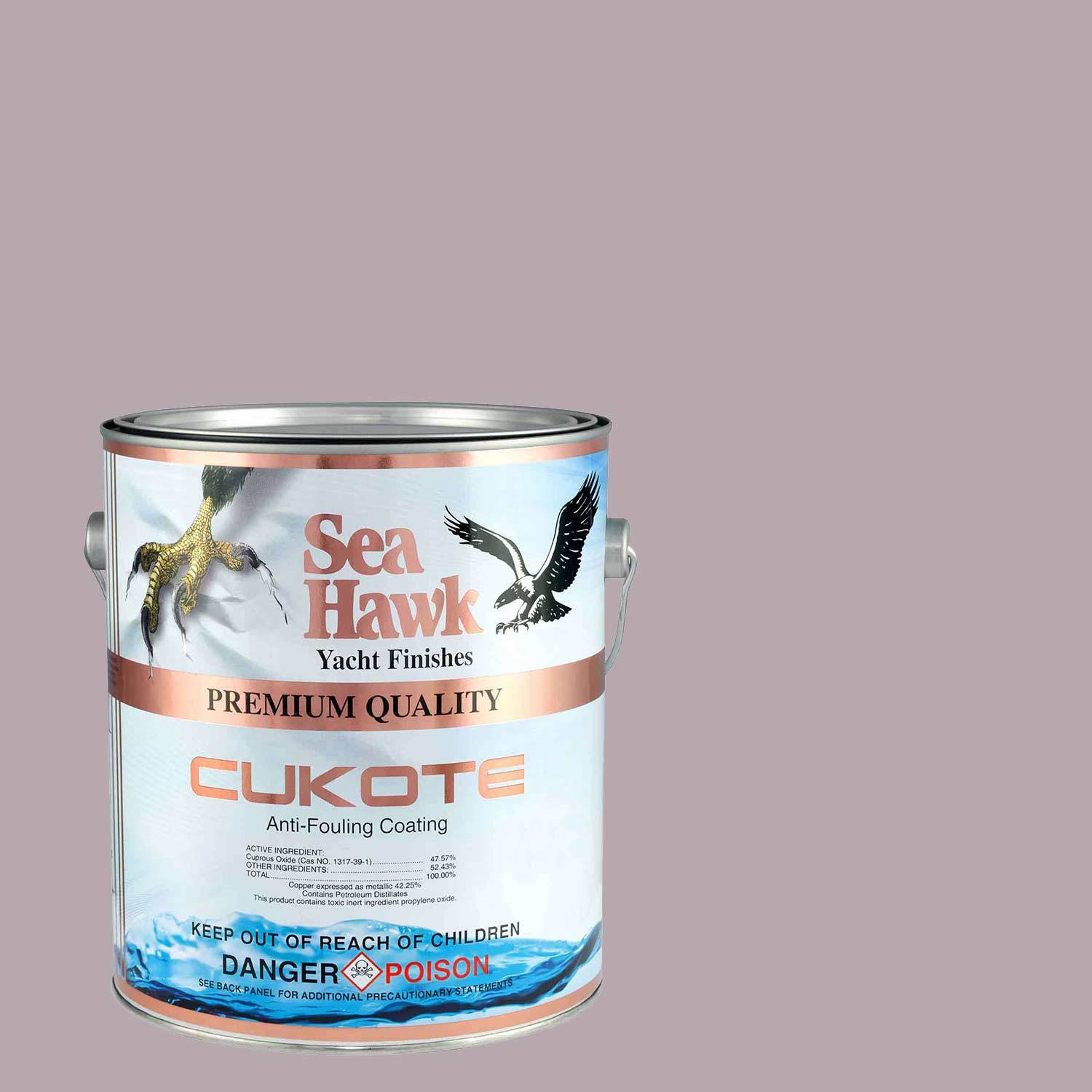 SEA HAWK Cukote Antifouling Paint, Shark White, Gallon West Marine