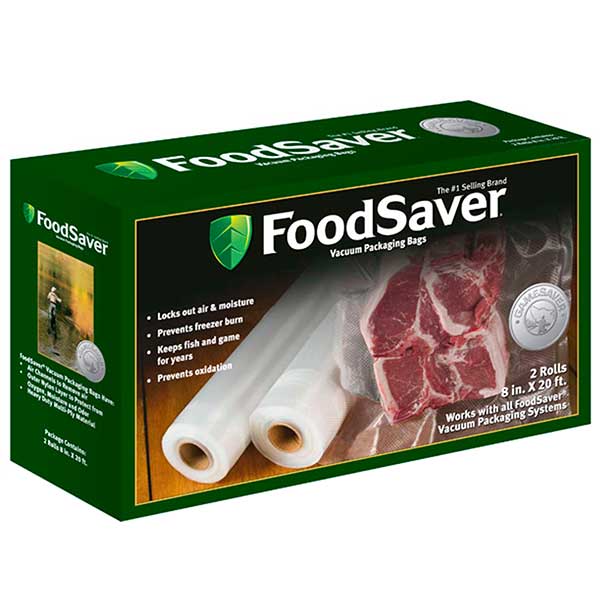 FoodSaver GameSaver Long Vacuum-Seal Rolls - 8 x 20