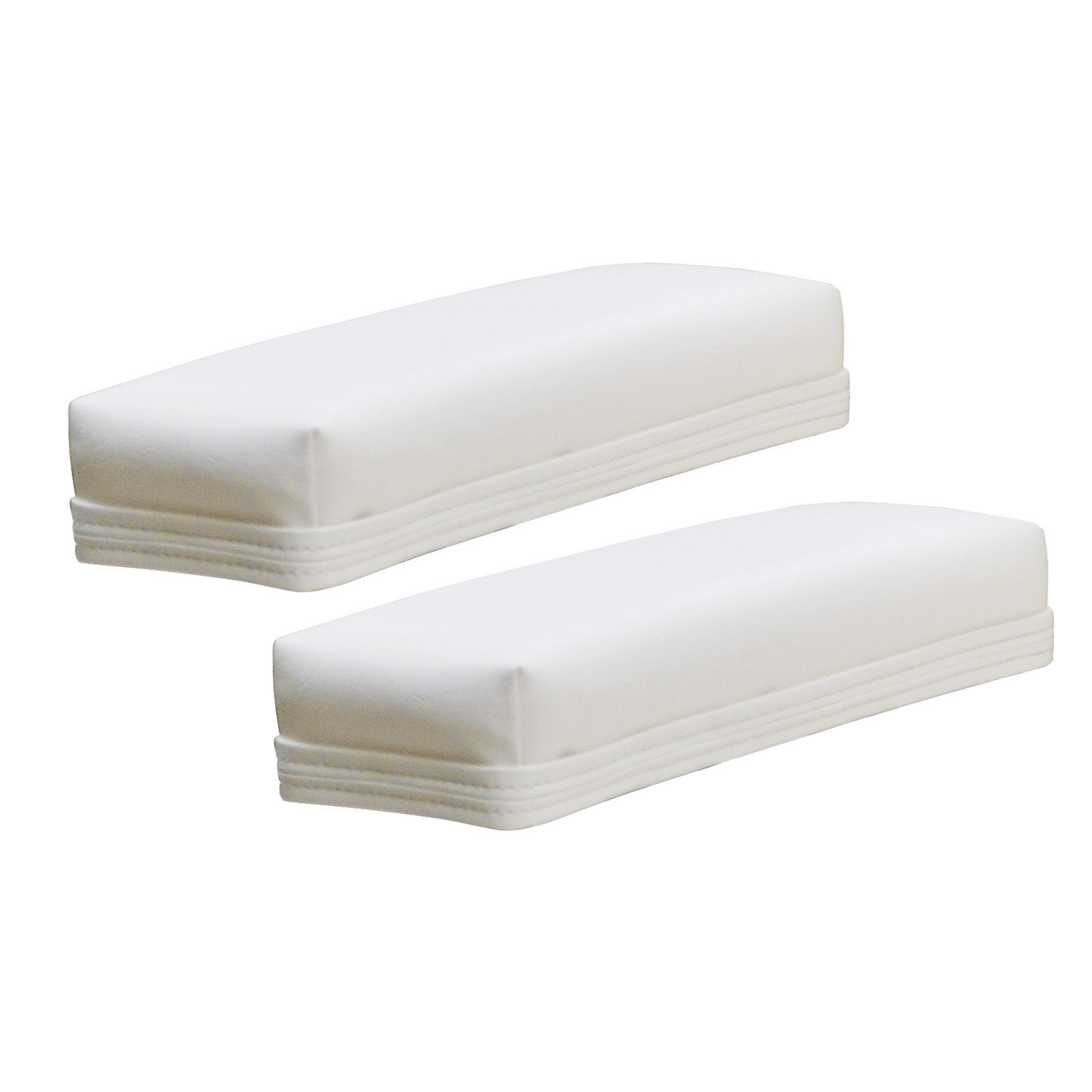WISE SEATING Replacement Arm Pads, White West Marine