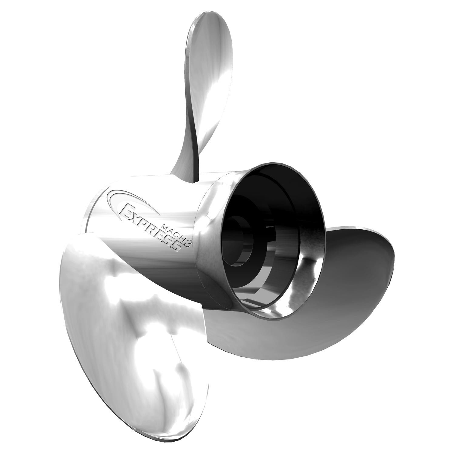 TURNING POINT PROPELLERS 14 1/4 x 19 Express Mach3, 3-Blade, RH,  Stainless Steel Propeller