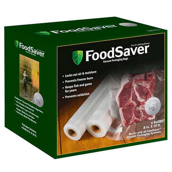 FOODSAVER GameSaver® 20' Long Bag Rolls, 6Pack West Marine
