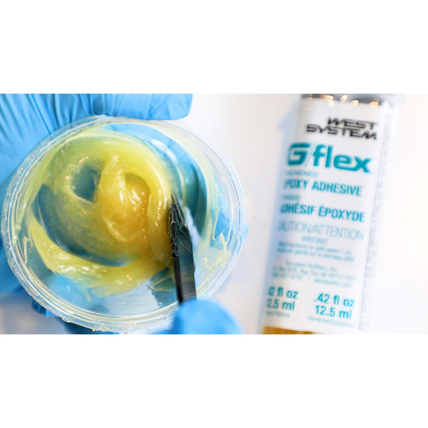 WEST SYSTEM G/Flex Thickened Epoxy Adhesive, 1 oz. Syringe