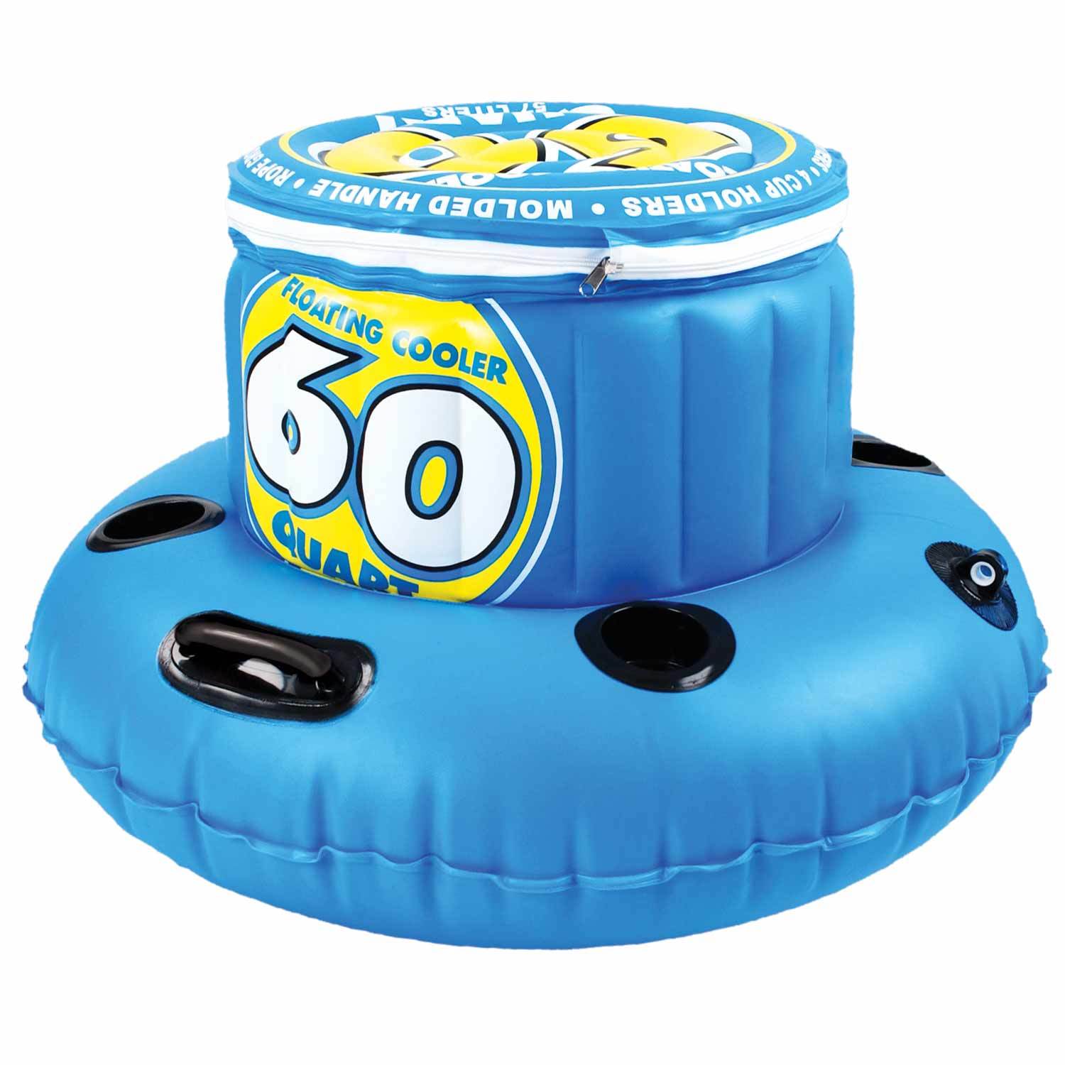 SPORTSSTUFF 60 Quart Floating Cooler   Towable Inflatable Raft 