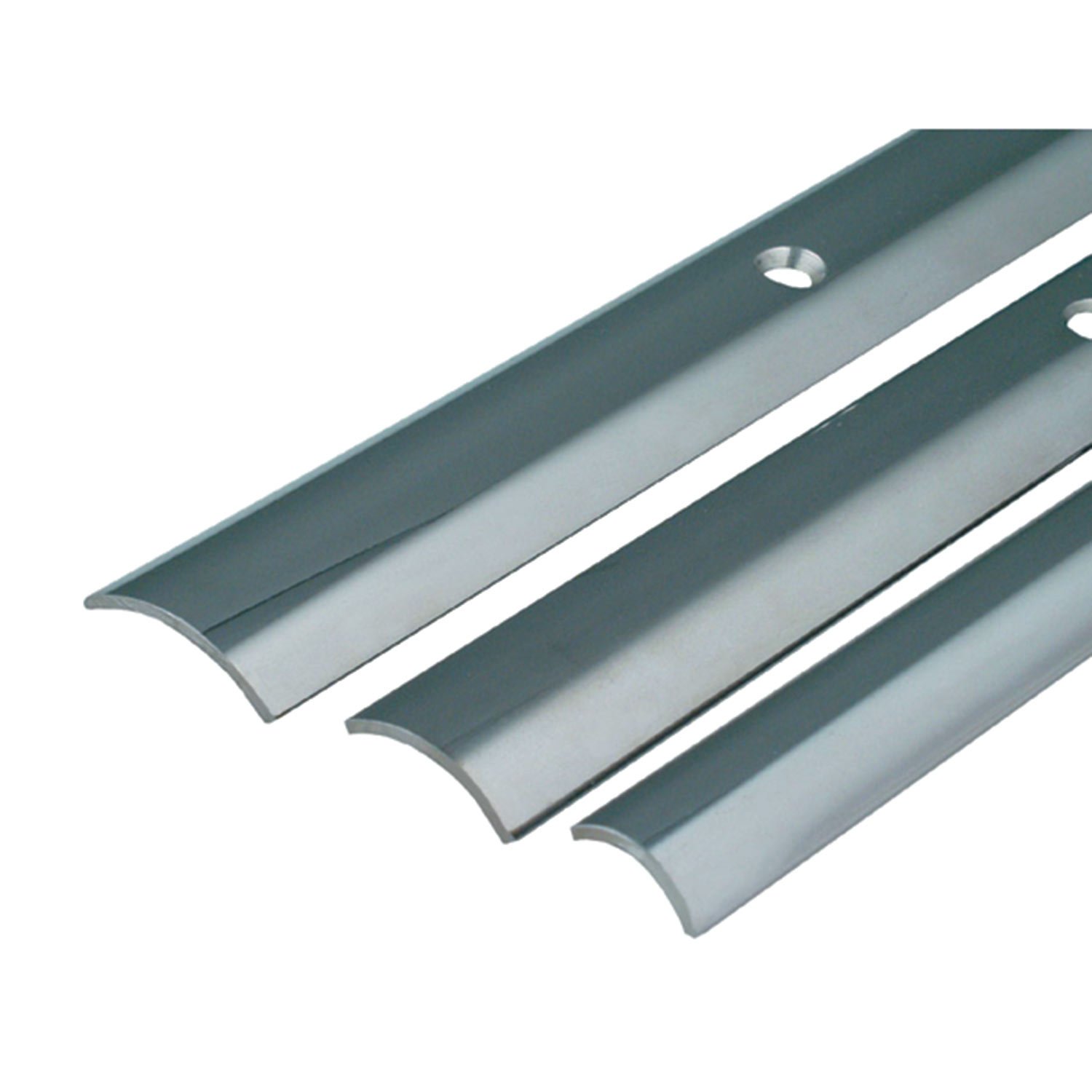 TACO MARINE Stainless Steel Rub Rail, Hollow Back, 1" H X 1/4" W X 6' L