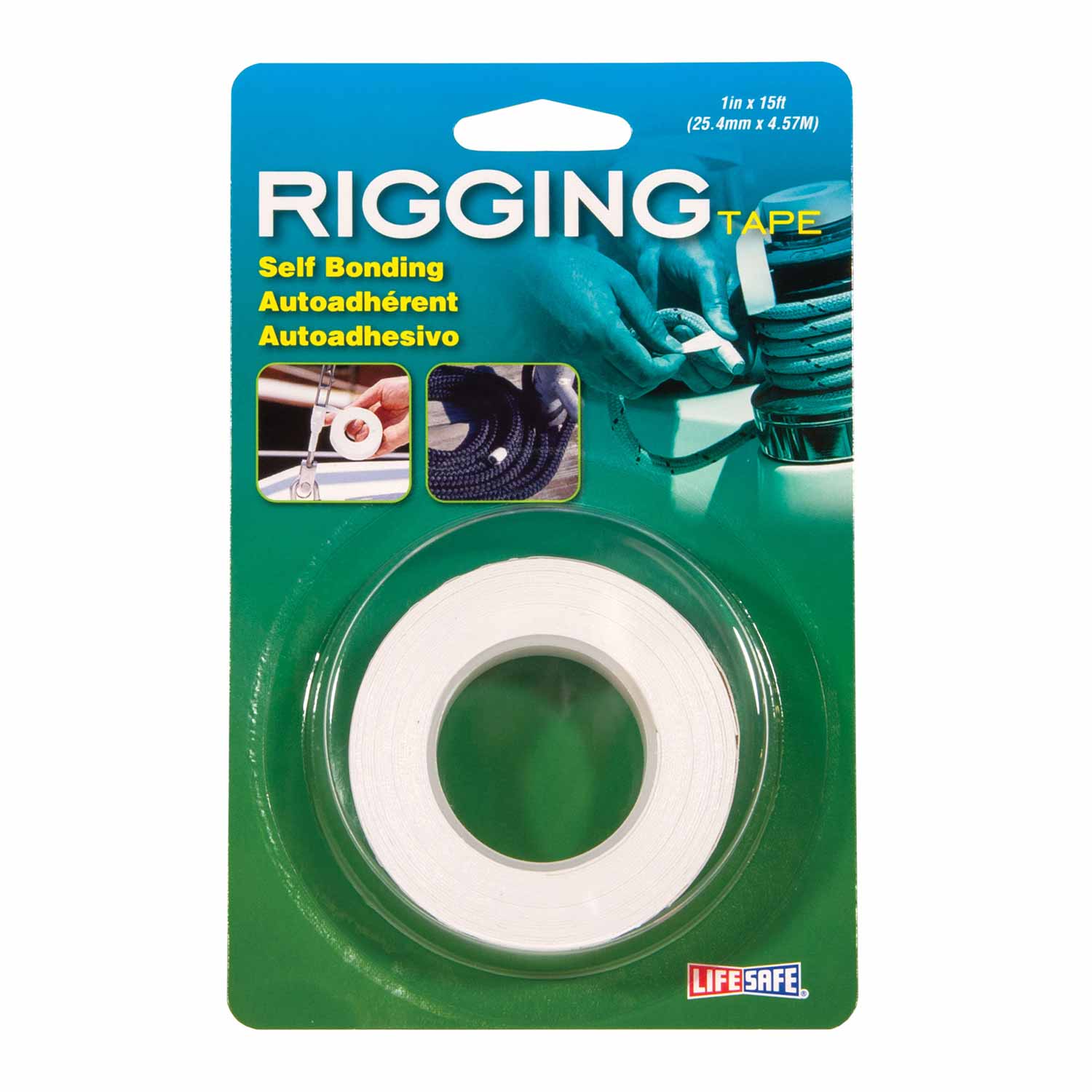 1" x 15' Rigging Tape, White West Marine