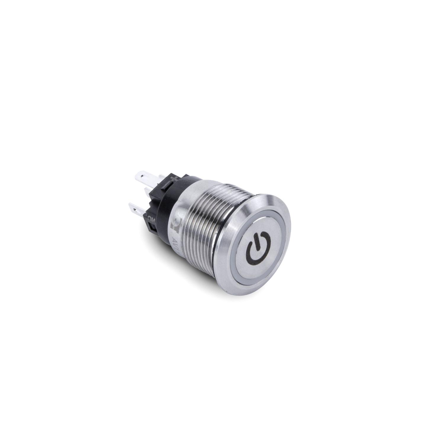 Sierra Router Power Button SIERRA Push Button Power Switch, Red Halo