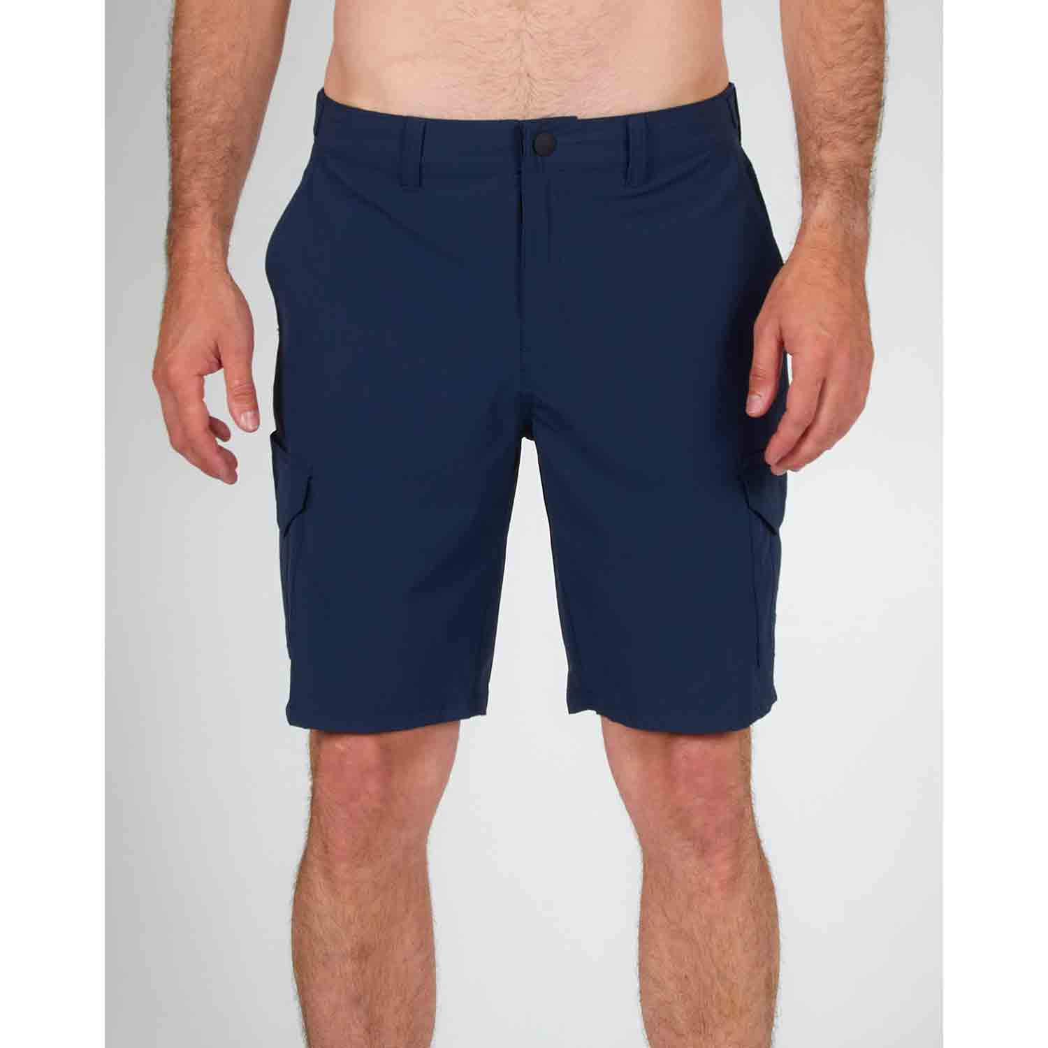 Deep Navy New Burnout Shorts