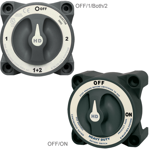 BLUE SEA SYSTEMS HeavyDuty Series Battery Switches West Marine