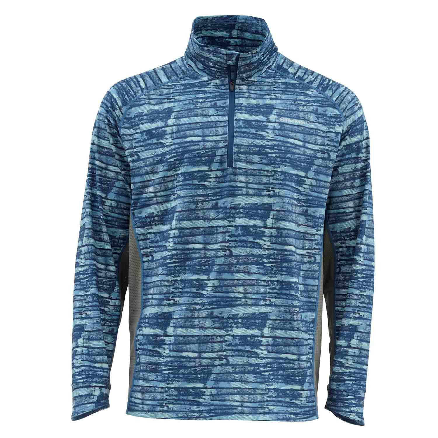 最終価格SIMMS SolarFlexPlus Half-Zip新品 Men's SolarFlex® Wind Half Zip Shirt- Past Season's Style
