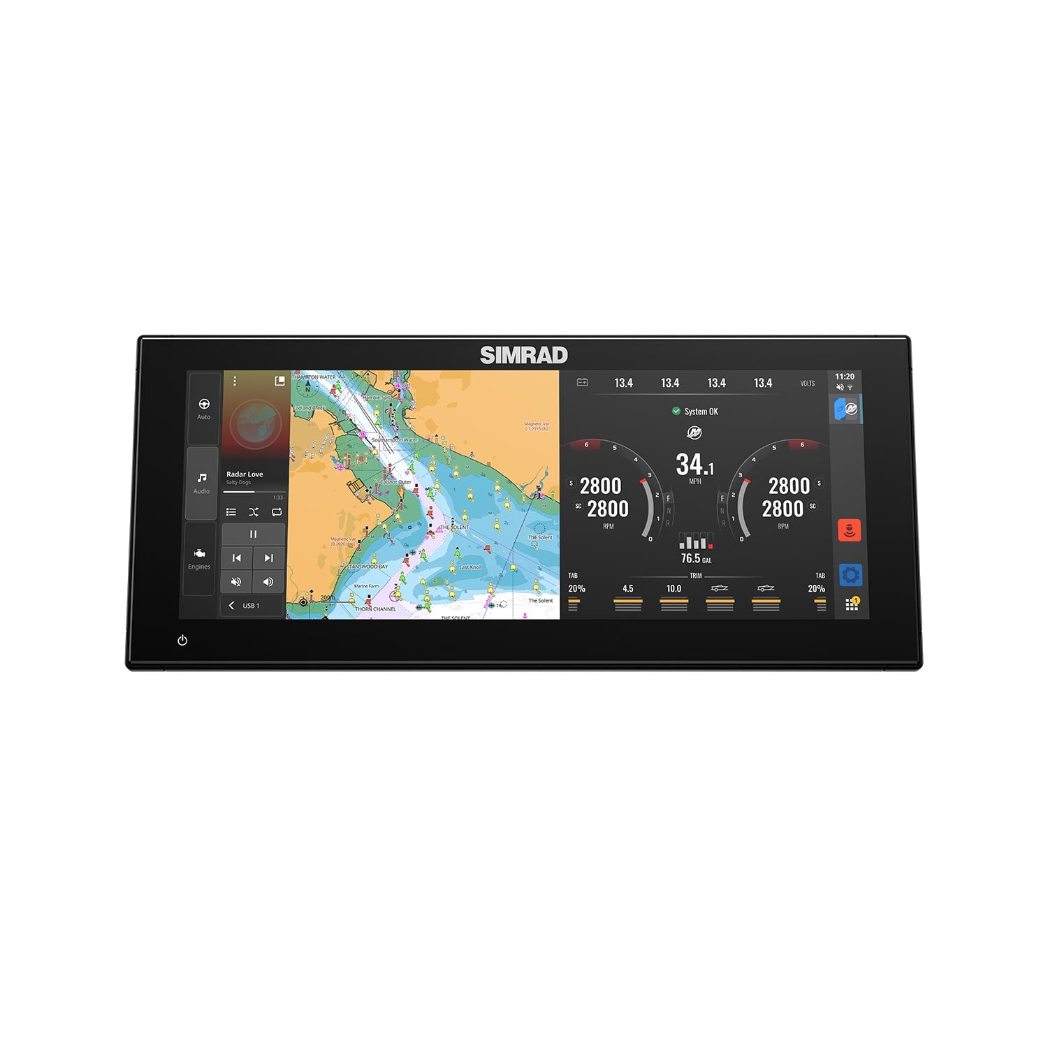 Simrad NSX 3012UW UltraWide MFD w/ Active Imaging 3‑in‑1