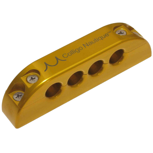 COLLIGO MARINE Four Hole Four Piece Line Guide 1 2 Hole Size 1 4 colligo-marine-four-hole-four-piece-line-guide-1-2-hole-size-1-4