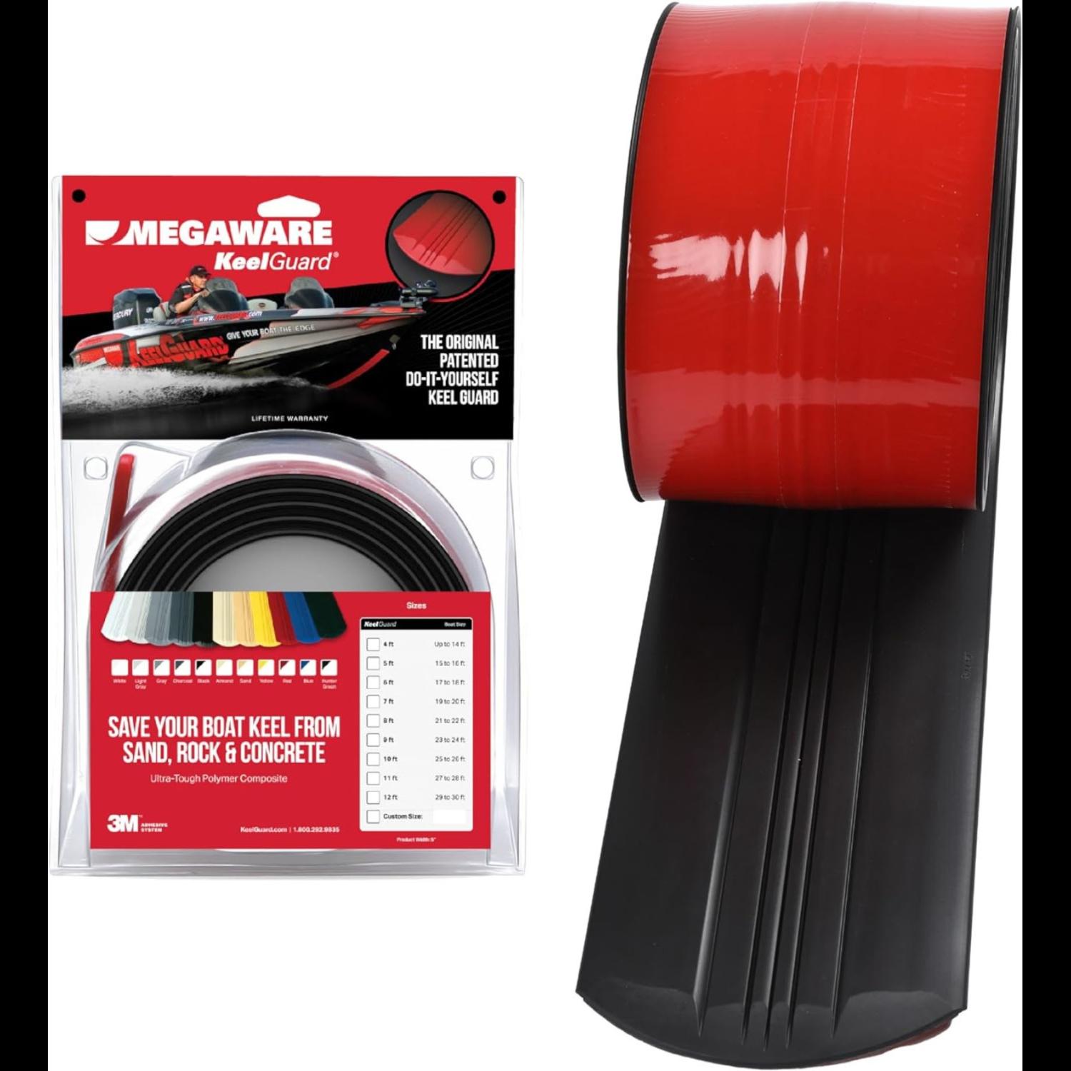 Megaware KeelGuardボートキールプロテクター 8-Feet 30日までエントリーでP10倍! MEGAWARE キールガード