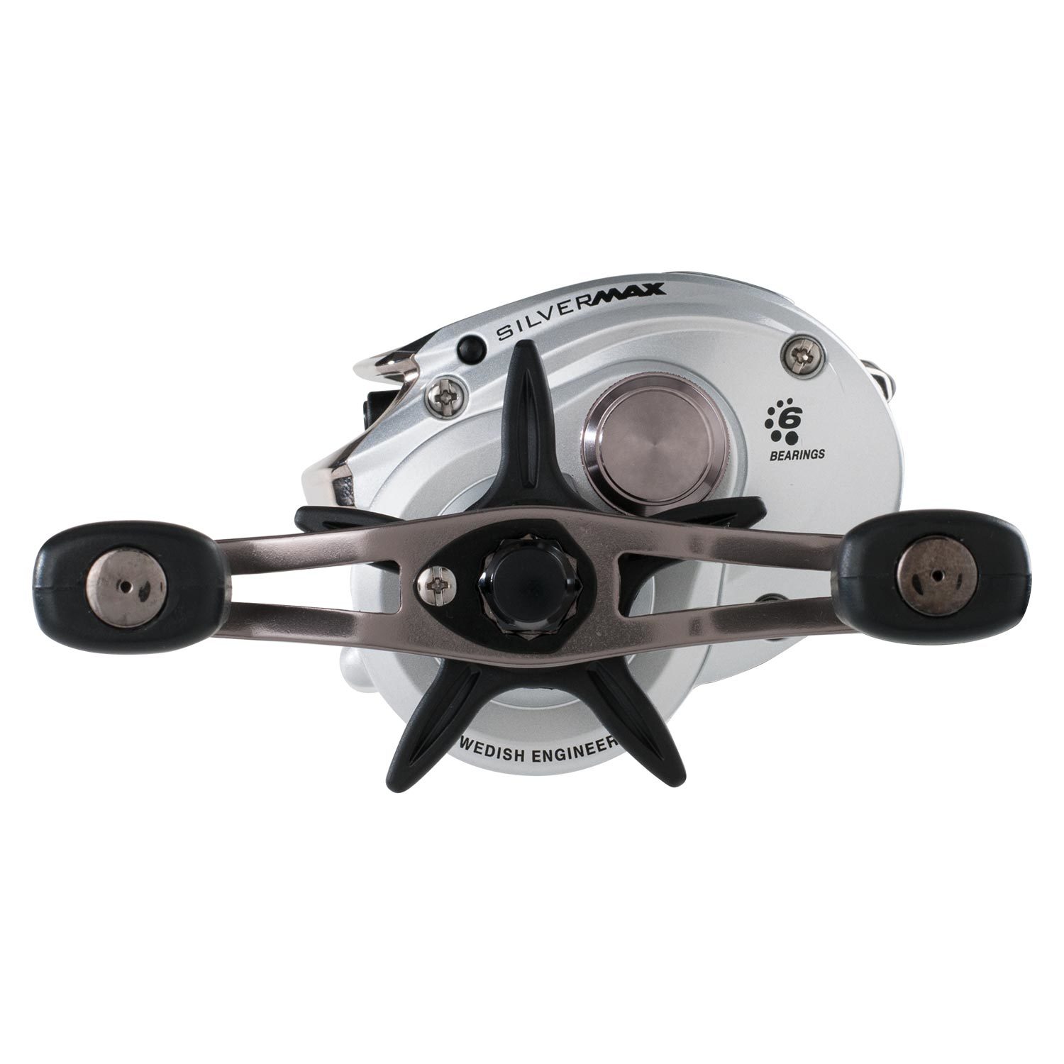 Abu Garcia Silver Max SMAX3 Left-Handed Baitcasting Reel