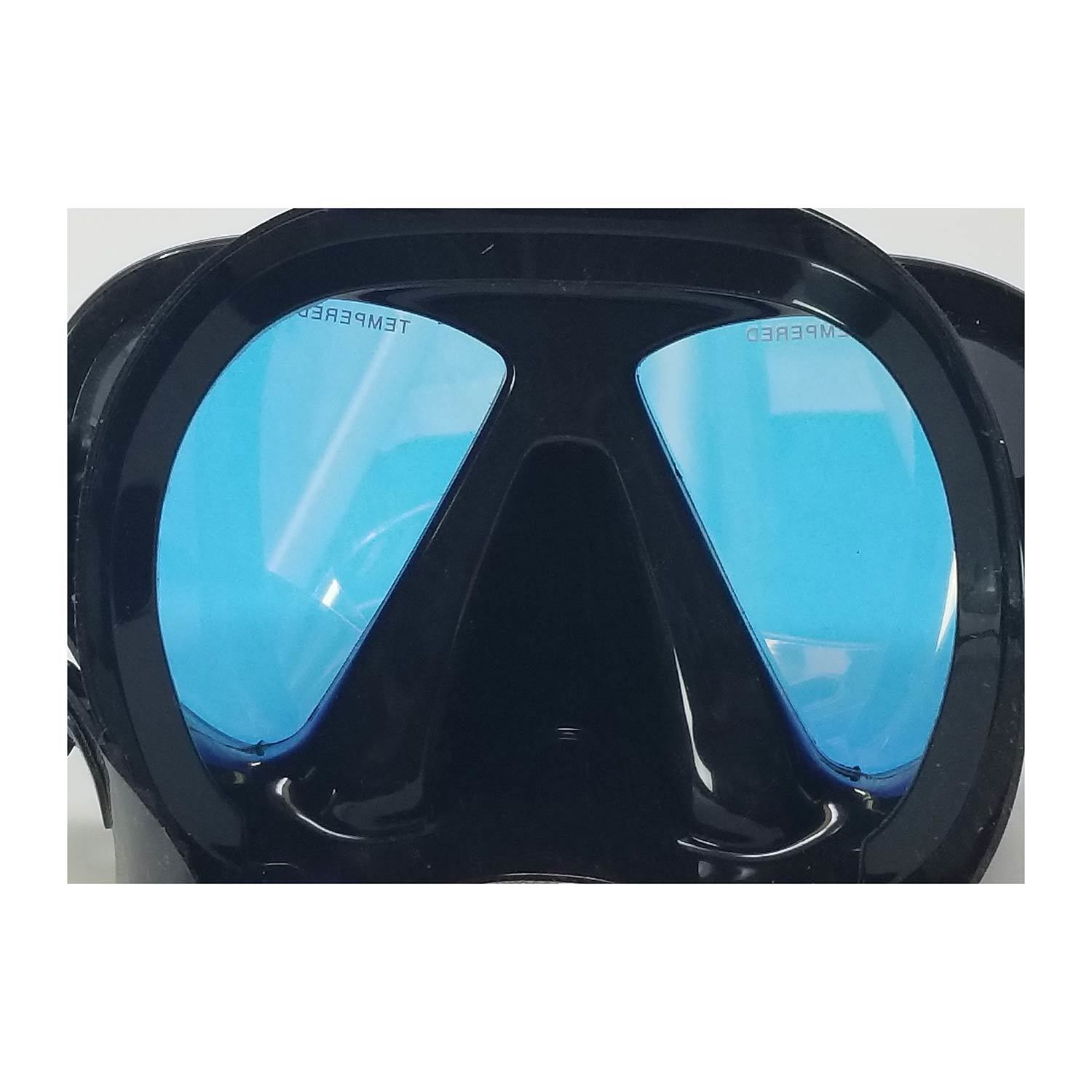 Guardian Chroma Adult Snorkeling Mask, Black/Blue | Holiday Gift