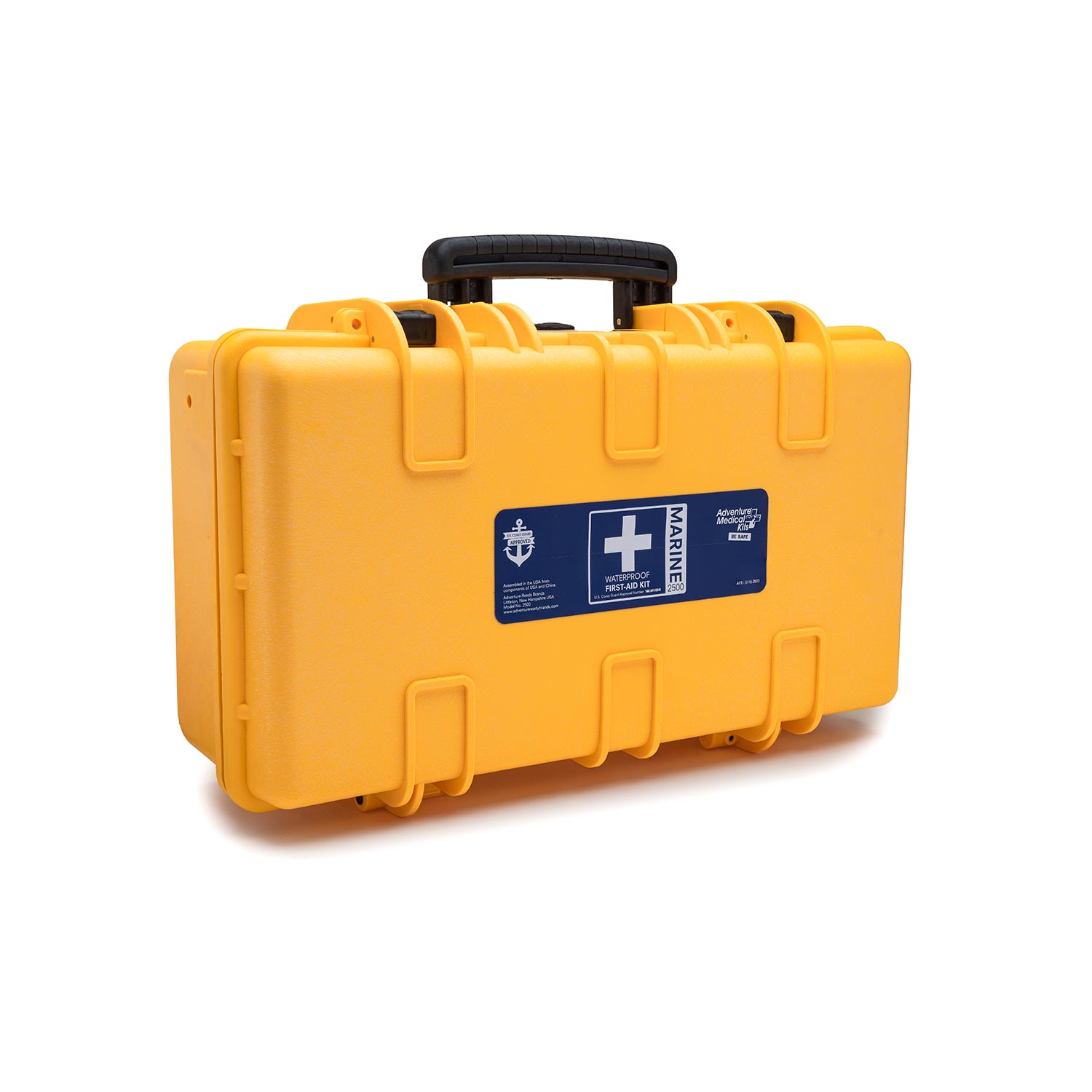 Orange Waterproof Small Storage Box First Aid Survival Emergency Boating Kits 
