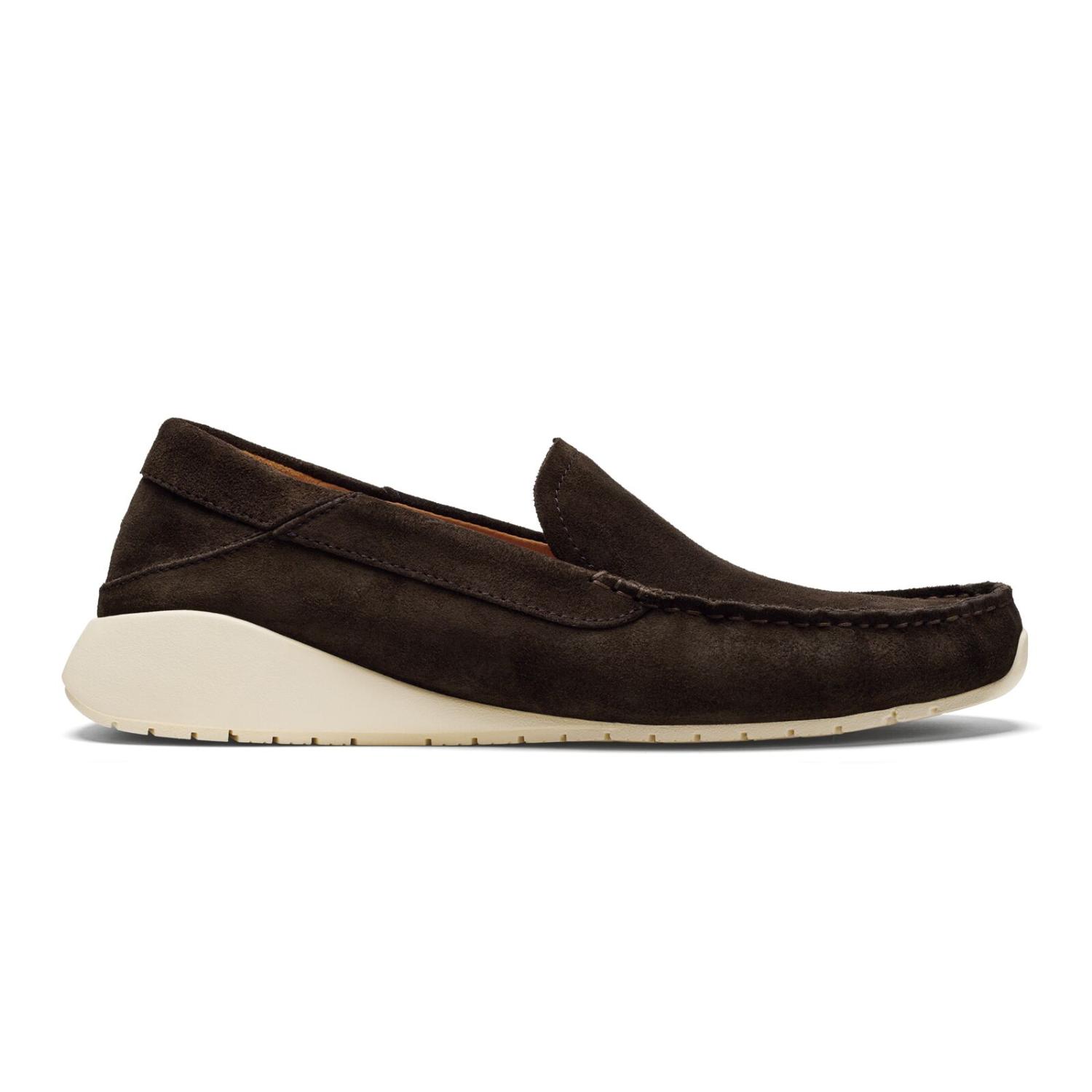 NEW Olukai Ka\'a Loafer MEN\'S 9.5 Brown Suede Leather Slip On Casual Comfort Shoe M Kakaha - Coastal Outfitters main image 4