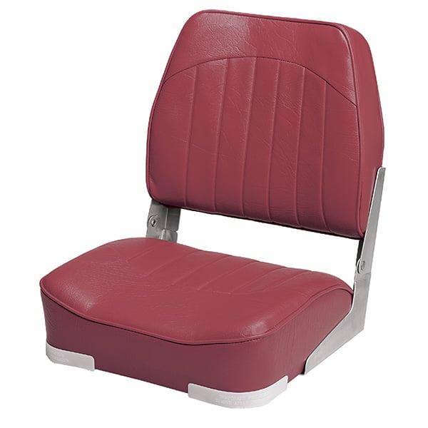 WISE SEATING Low Back Boat Seat, Red West Marine
