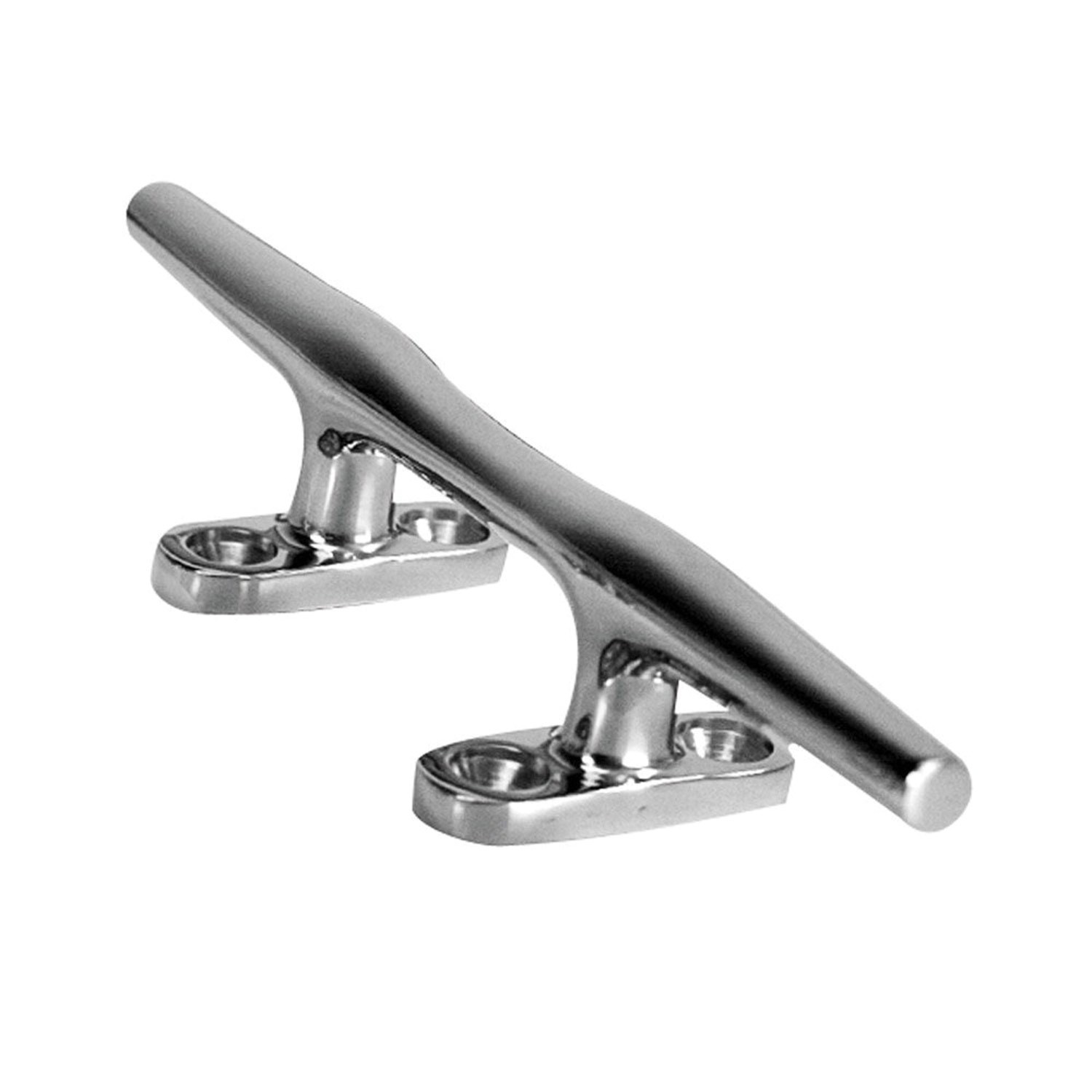 Seachoice 6 Inch Black Plastic Hollow Base Cleat For Boats And Docks - 50-30821
