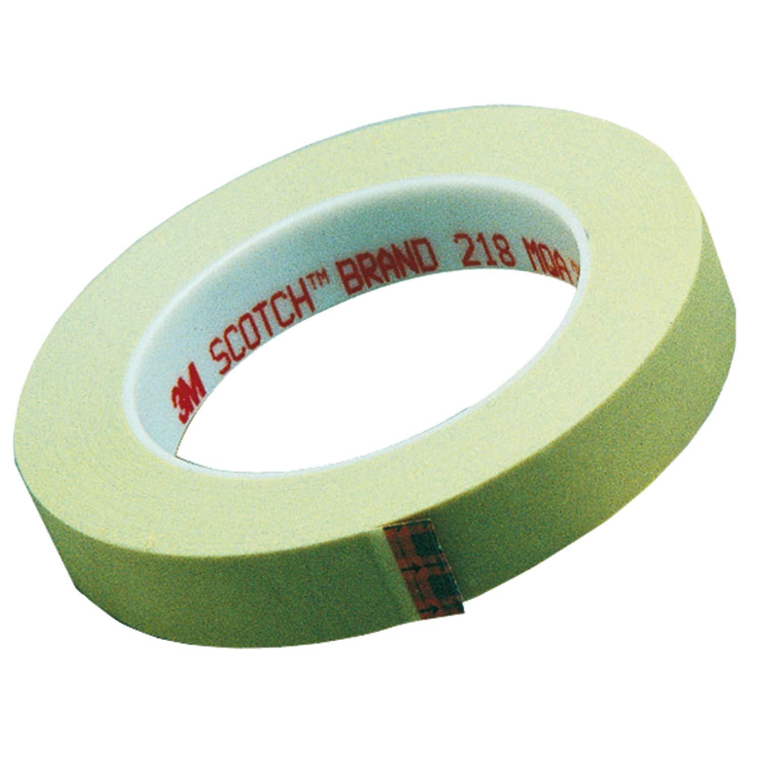 3M Scotch 218 Green Fine Line Masking Tape, 1 in Width x 60 yd