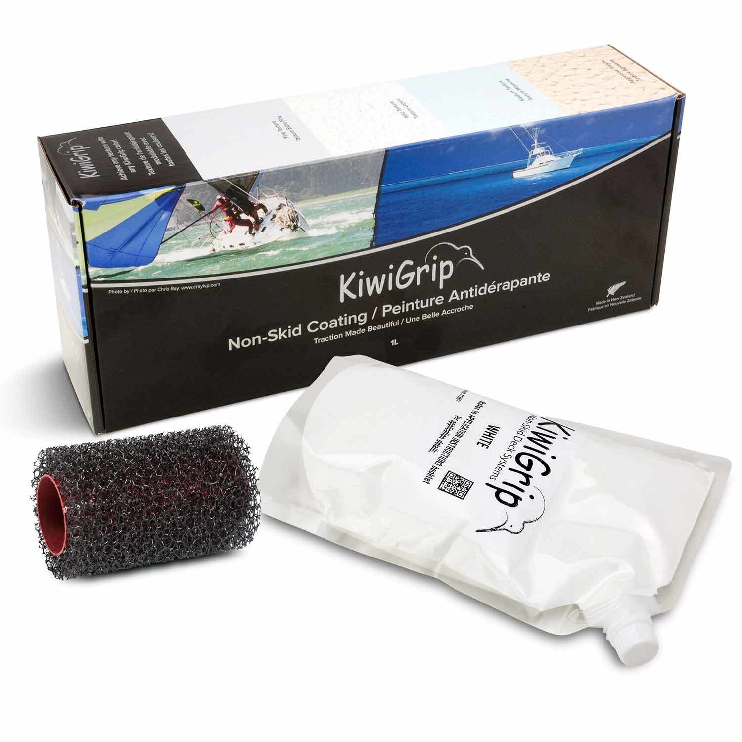 KIWIGRIP Nonskid Coating, White, Liter West Marine