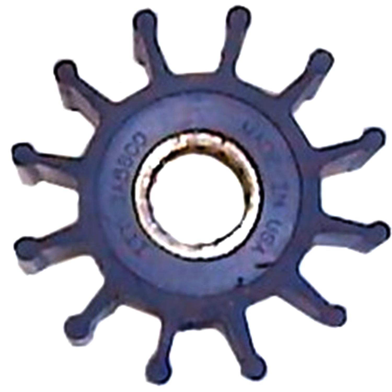 Jabsco 4568-0001-P Neoprene Impeller - 12 Blade Replacement For Marine Pumps - 2-1/4" Diameter, 5/8" Shaft