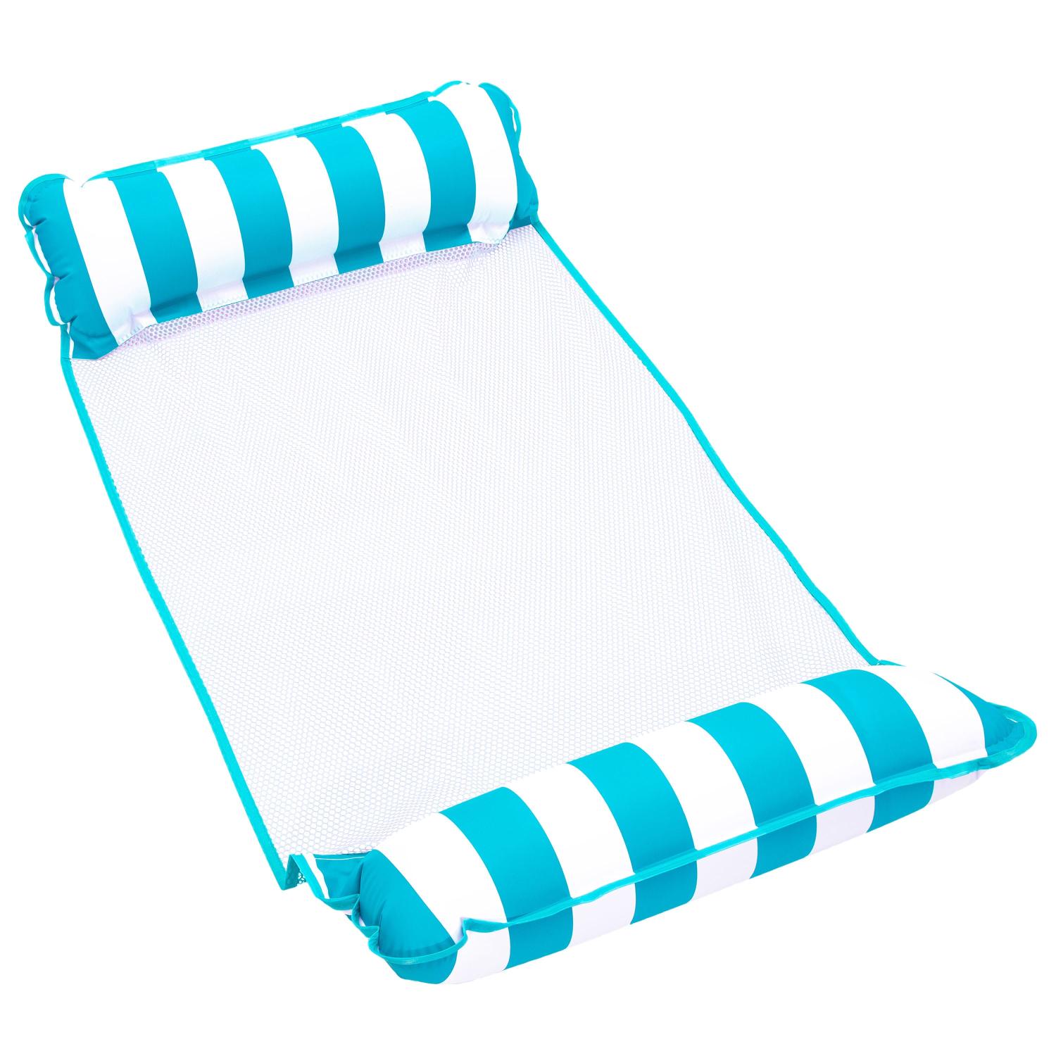 AQUA LEISURE MONTEREY 4-in-1 Pool Float, Light Blue