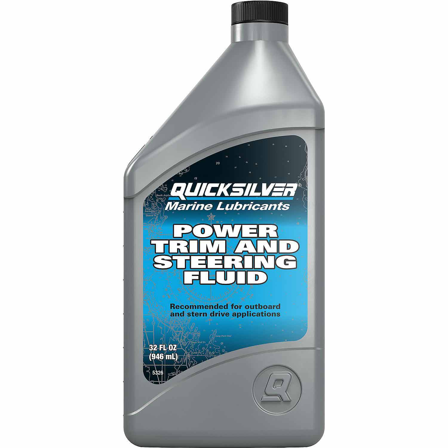 QUICKSILVER 858075Q01 Power Trim and Steering Fluid, 32 oz. | West 