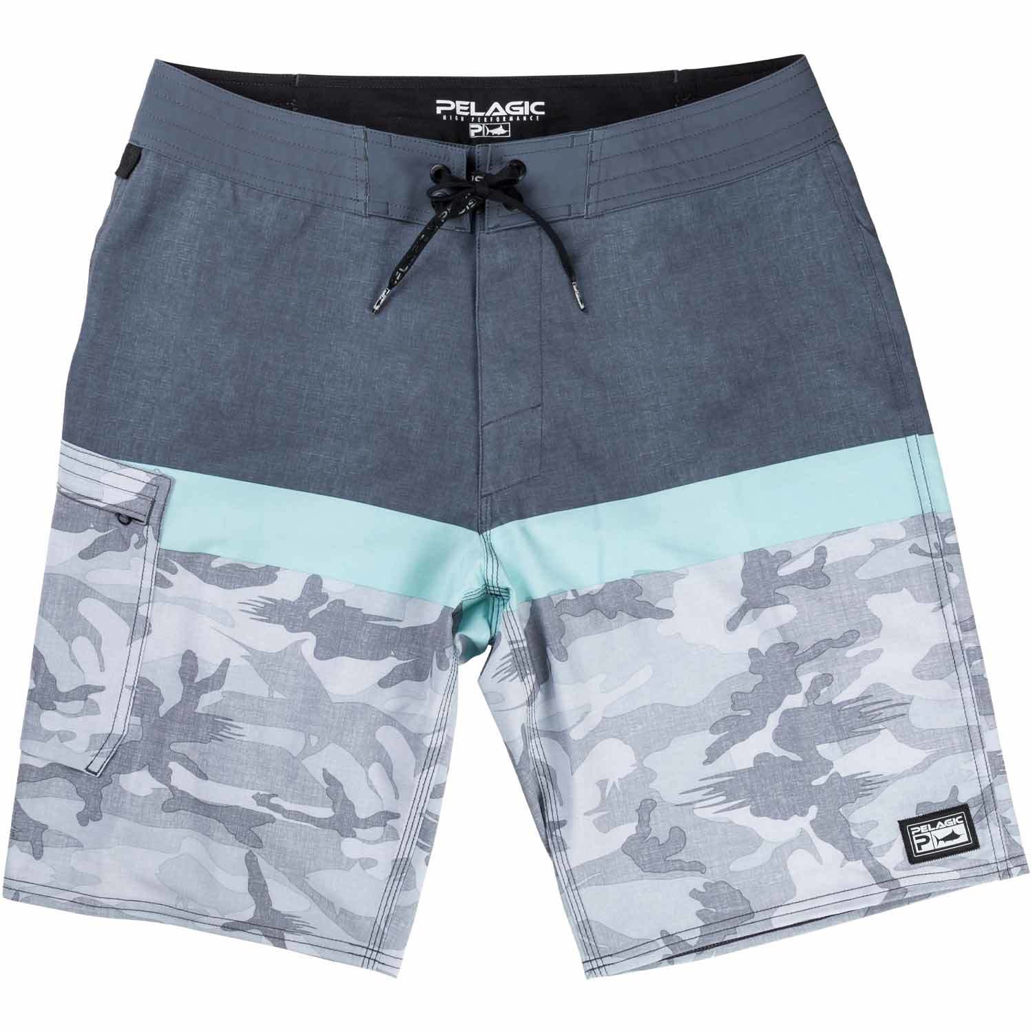 PELAGIC Men's Blue Water Fishing Board Shorts West Marine