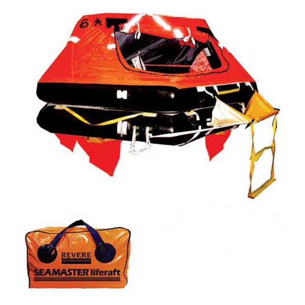 SURVIVAL TECHNOLOGIES SeaMaster 4-Person Life Raft, Valise