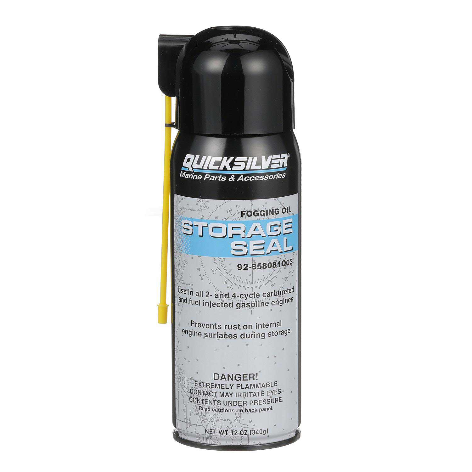 QUICKSILVER 858081Q03 Storage Seal Engine Fogging Oil for 2Stroke, 4