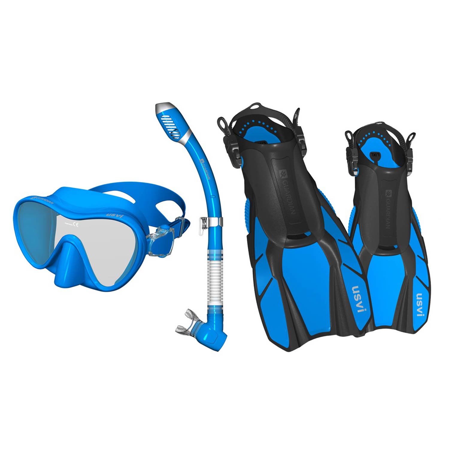 Smyidel Snorkel Set Diving Goggles With Snorkel And Fins, Snorkel