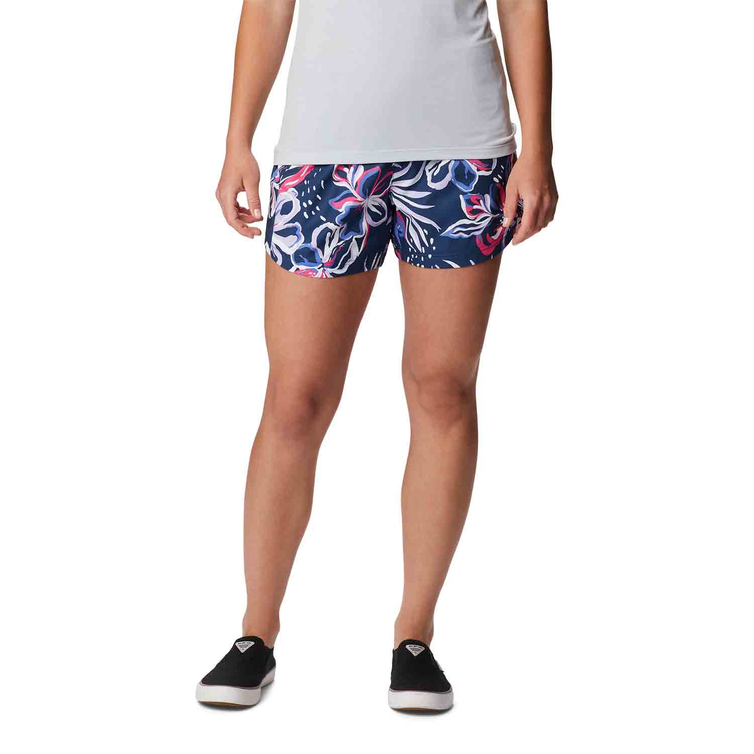Pantaloncini Da Escursionismo Donna Columbia Tamiami Pull-on – UPF 50, Vita Elastica, Tasca Zip