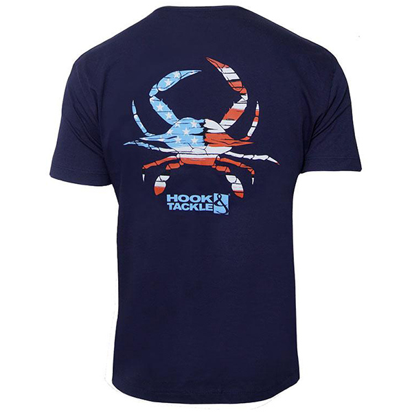 HOOK & TACKLE Men's Crabbin USA Shirt