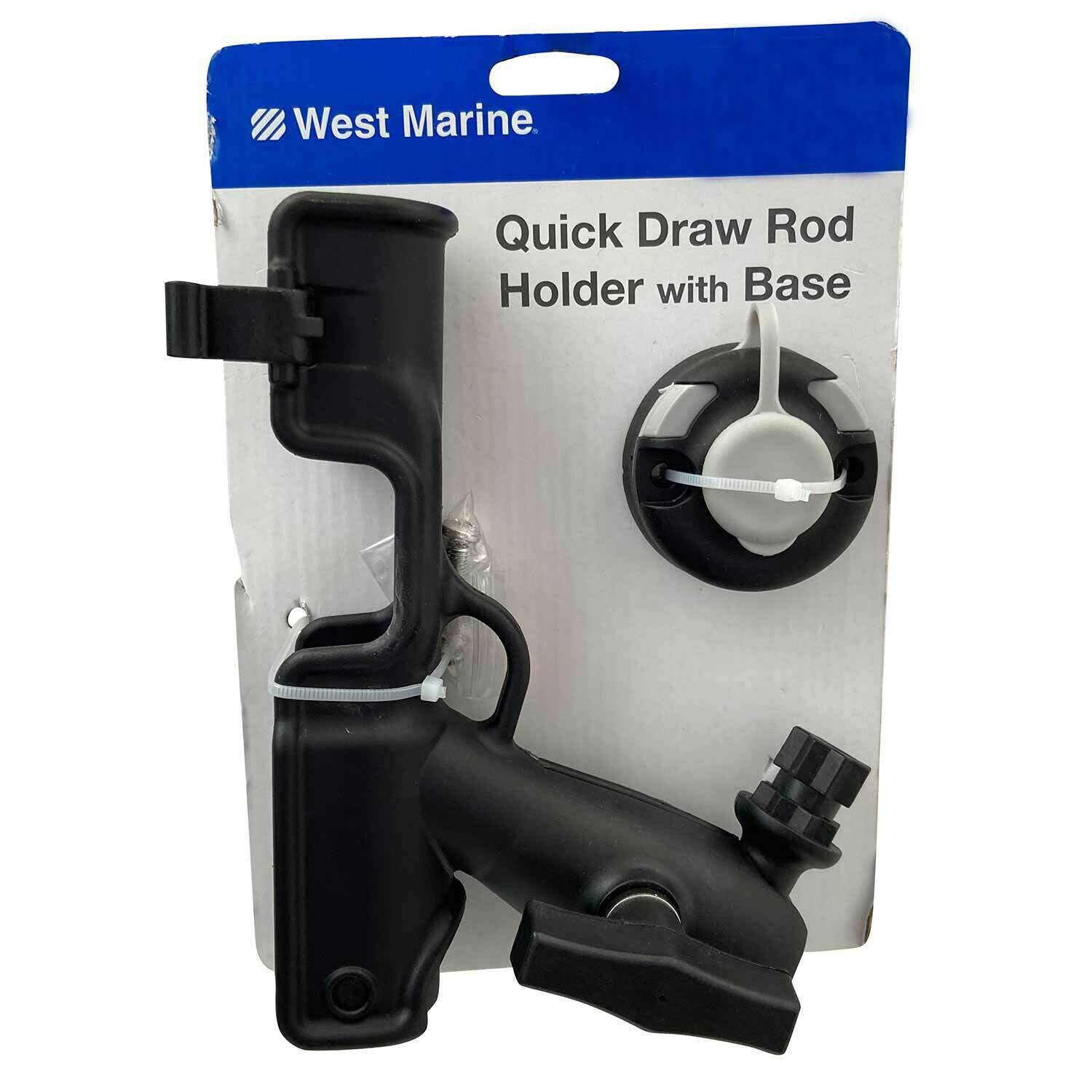 WEST MARINE Quick Draw Kayak Rod Holder with Base West Marine