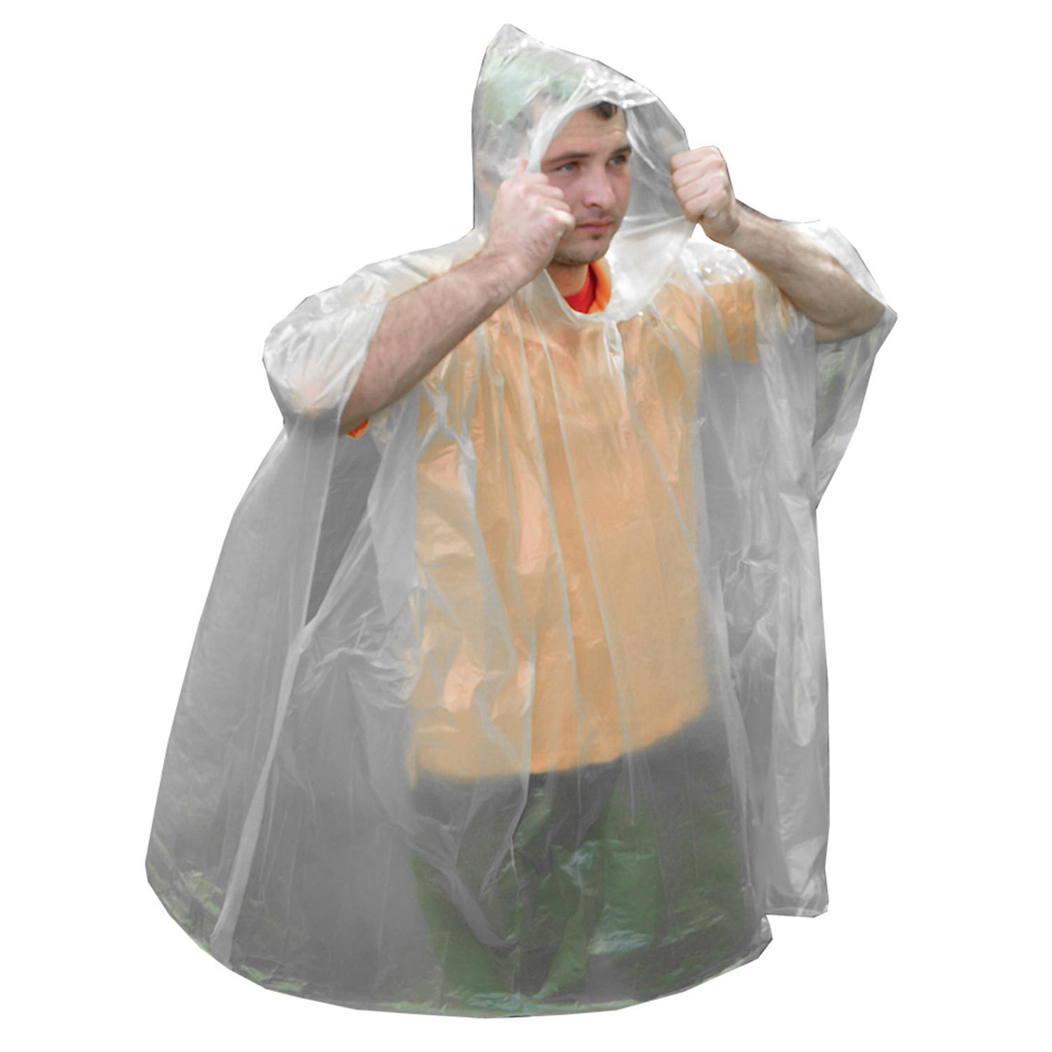 Emergency Poncho Walmart Clear Raincoat ULTIMATE SURVIVAL