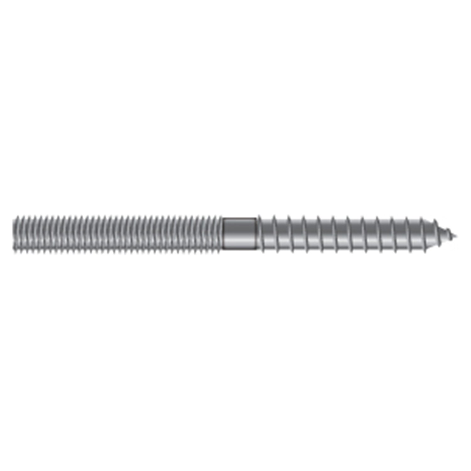 FASCO FASTENER 1/420 X 2" Stainless Steel Hanger Bolts, 10Pack West