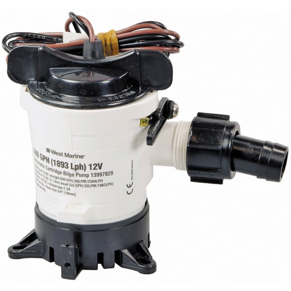 WEST MARINE 500 GPH Cartridge Bilge Pump West Marine