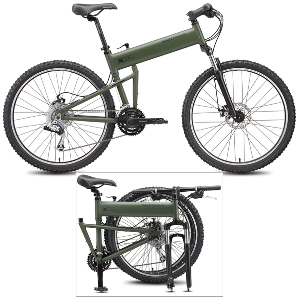 MONTAGUE BIKES Paratrooper Folding Mountain Bike