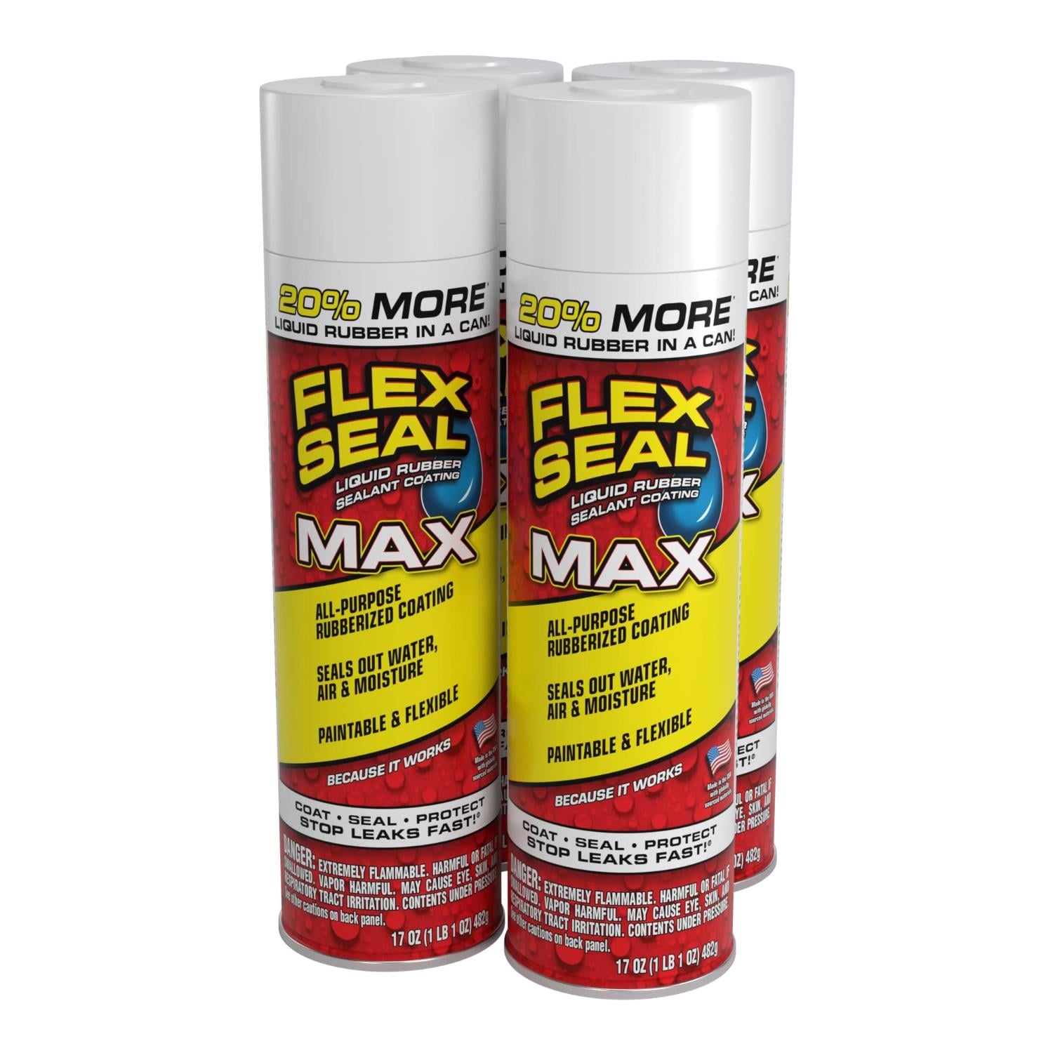 FLEXSEAL Flex Seal® Max White, 17oz, 4-Pack