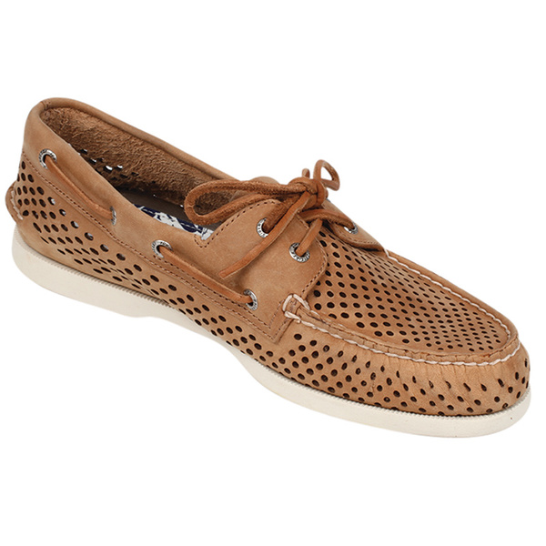 Eye Laser Perforated Boat Mocs 