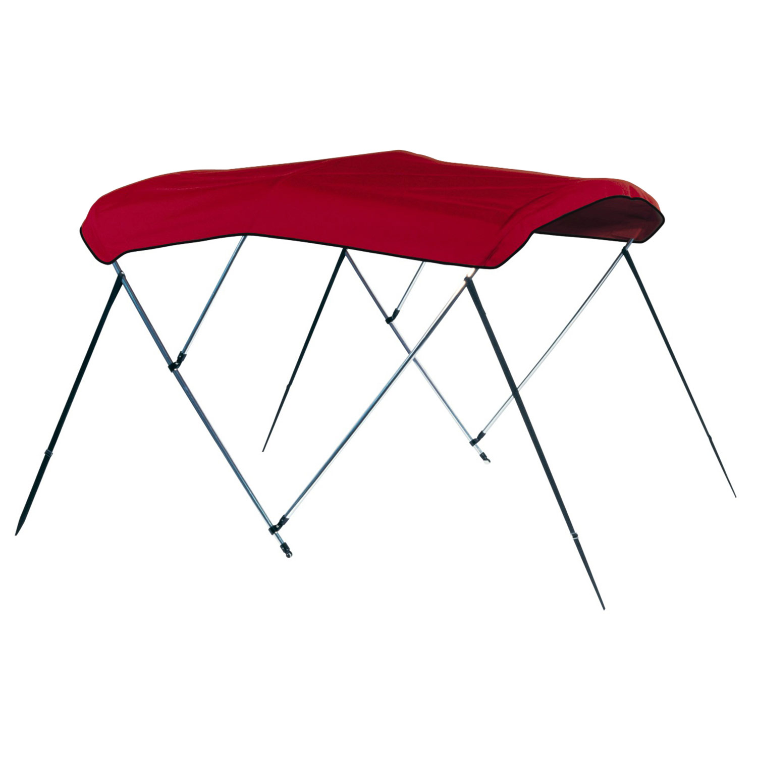 CARVER 3Bow Round Tube Bimini Complete Top Kit, 72" L x 46" T , Fits Between 67 & 72" Width